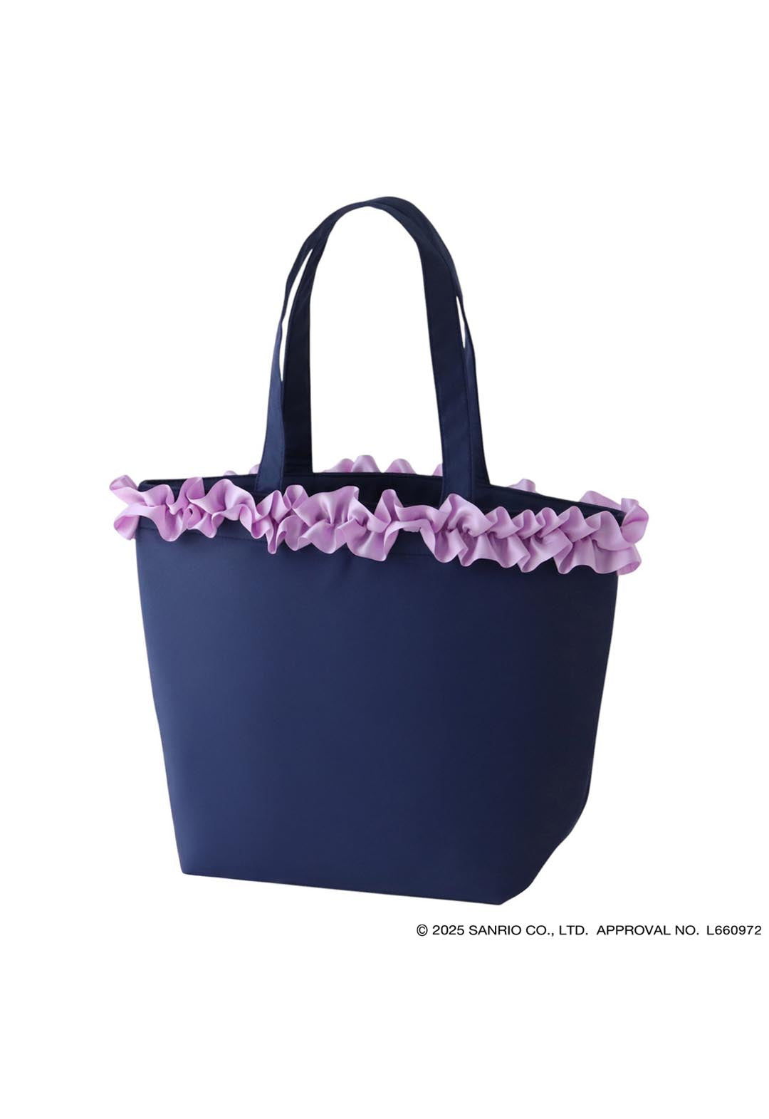 [My Melody Kuromi x ANNA SUI] Frilled tote bag