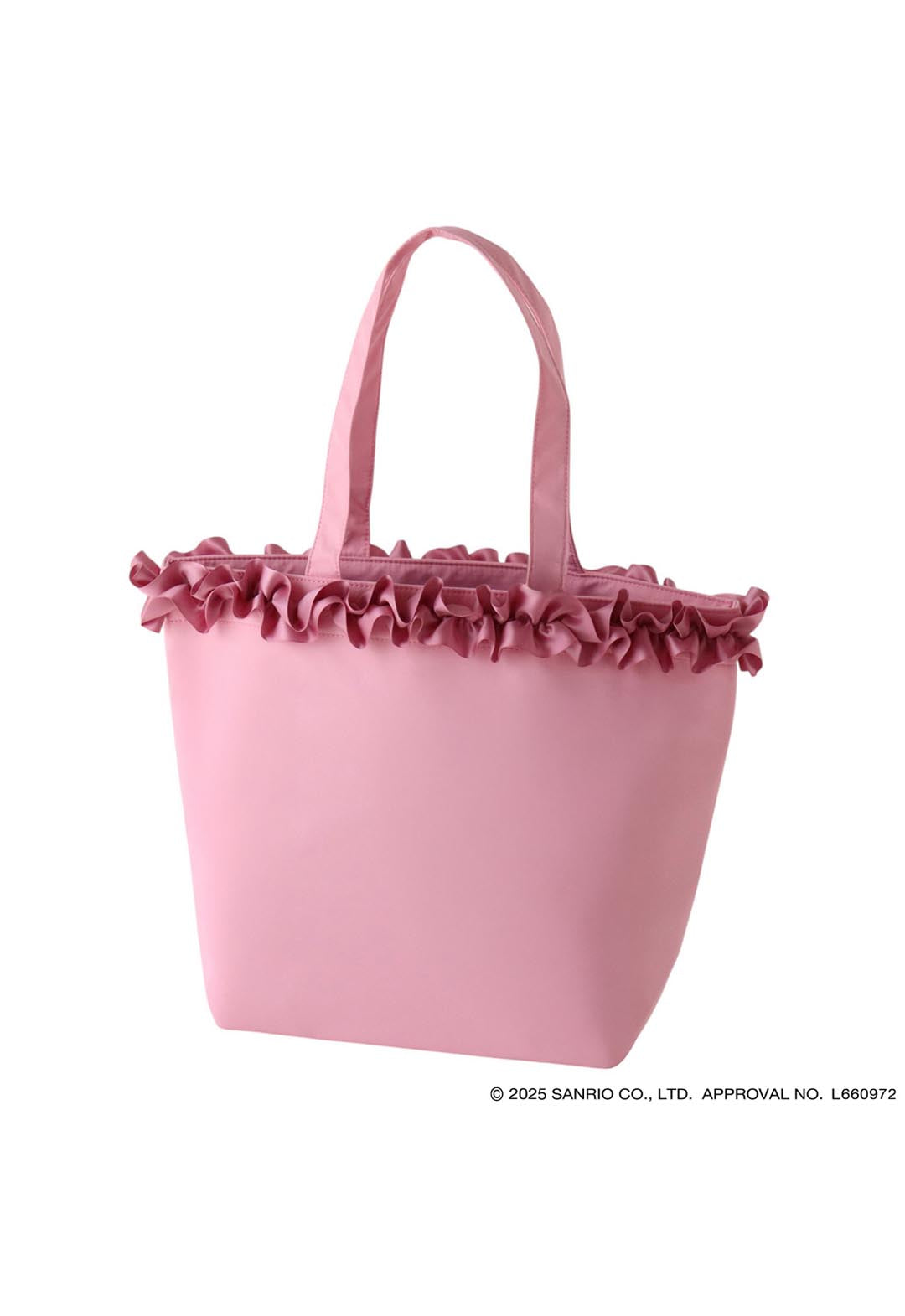 [My Melody Kuromi x ANNA SUI] Frilled tote bag