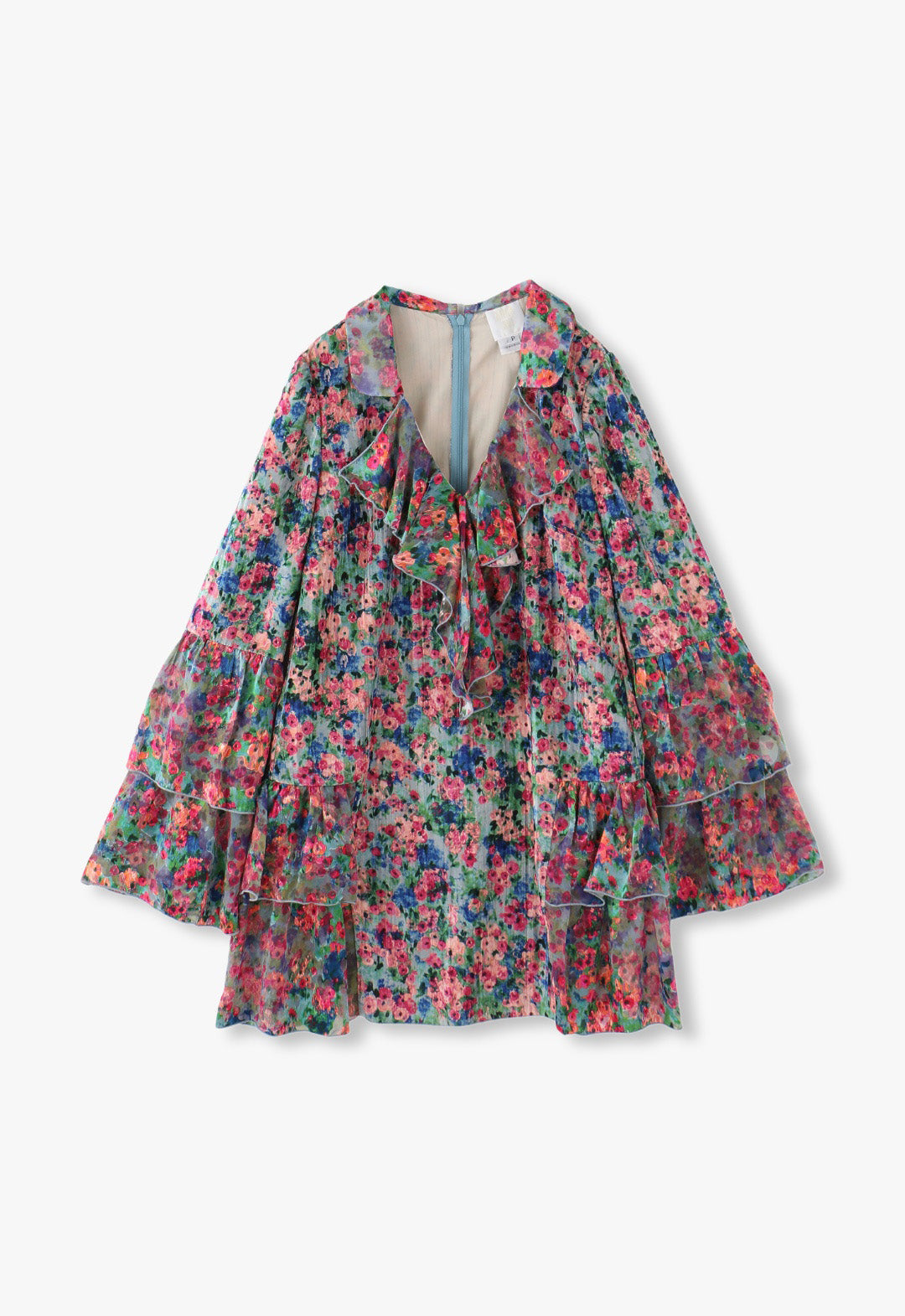 GIVERNY COMBO RUFFLED TUNIC
