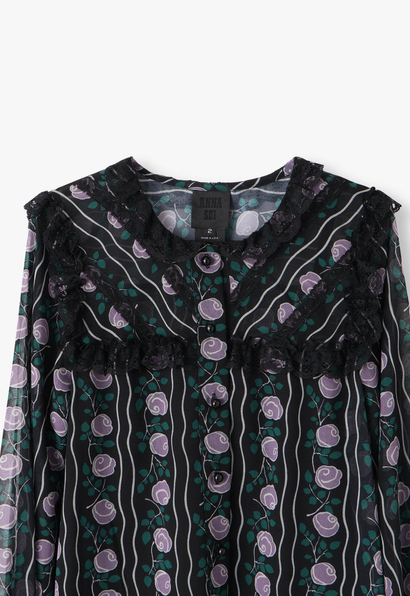 ROSETTI CHIFFON DRESS