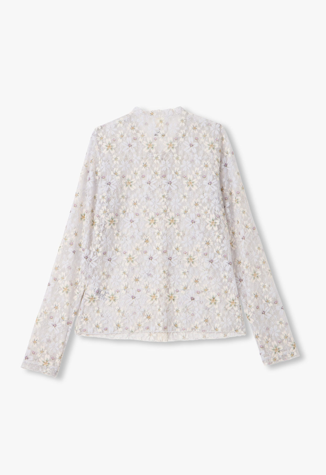PANSY STRETCH LACE LONG SLEEVE CARDIGAN