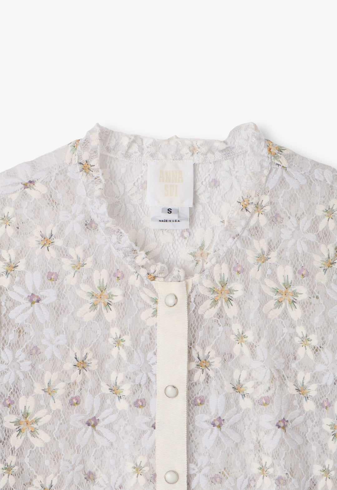 PANSY STRETCH LACE LONG SLEEVE CARDIGAN