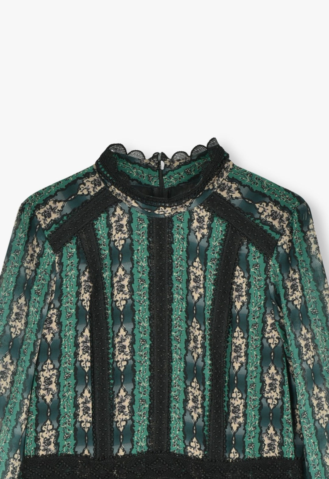 CAMEO STRIPE PRINT MAXI DRESS