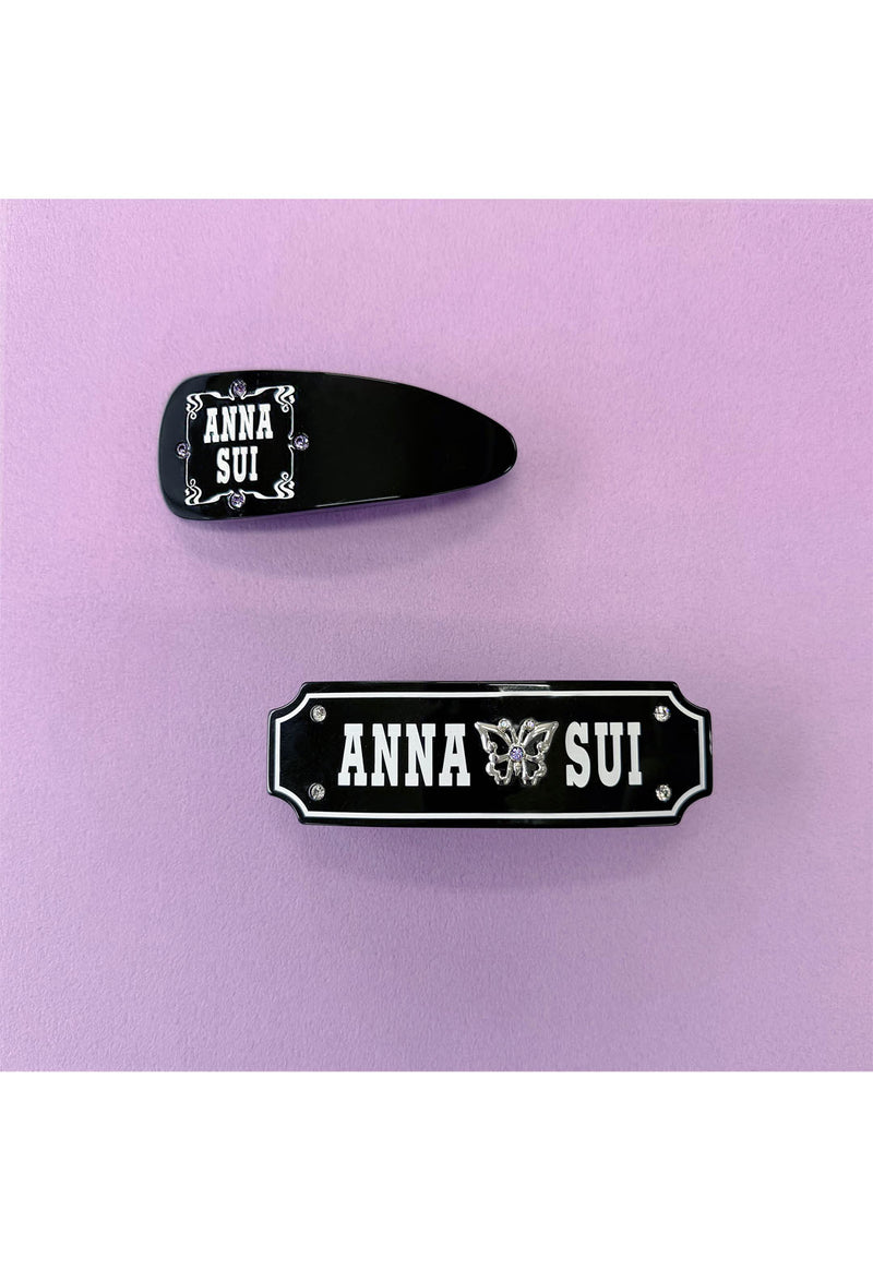 ANNA SUI 徽标图案发夹