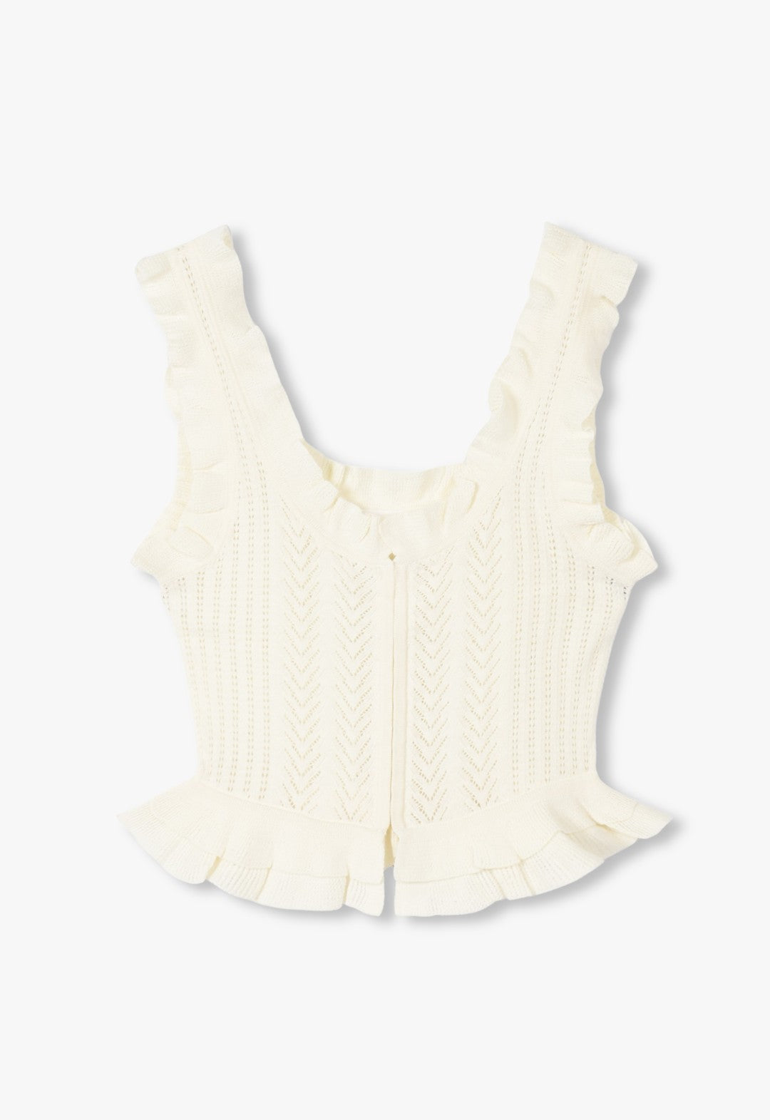 VICTORIAN POINTELLE KNIT CAMISOLE