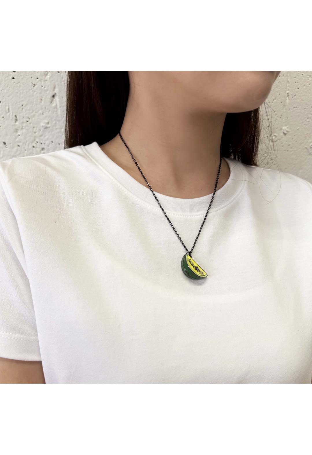 Watermelon motif necklace