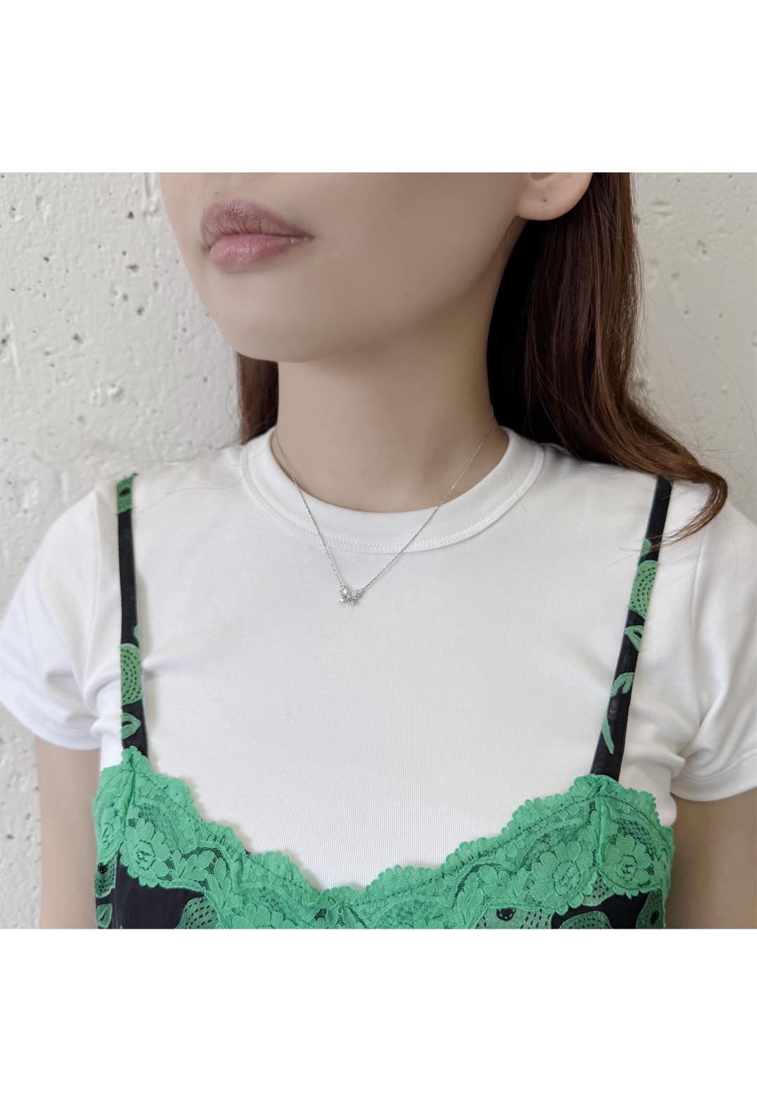 シェル蝶モチーフネックレス