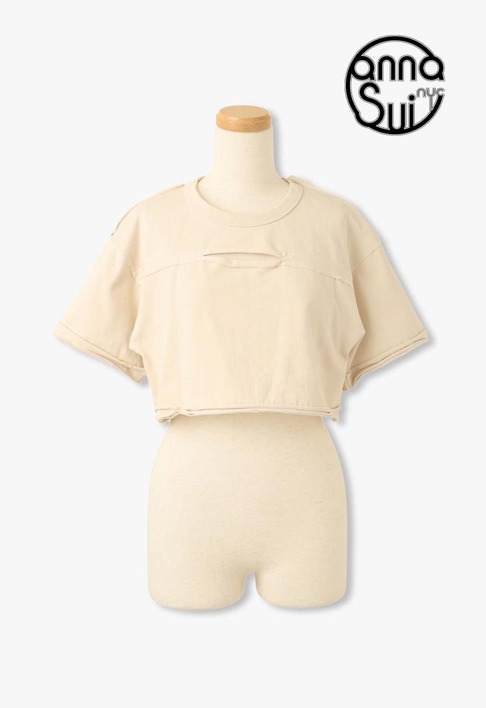 ホールカットオフウォッシュＴシャツ