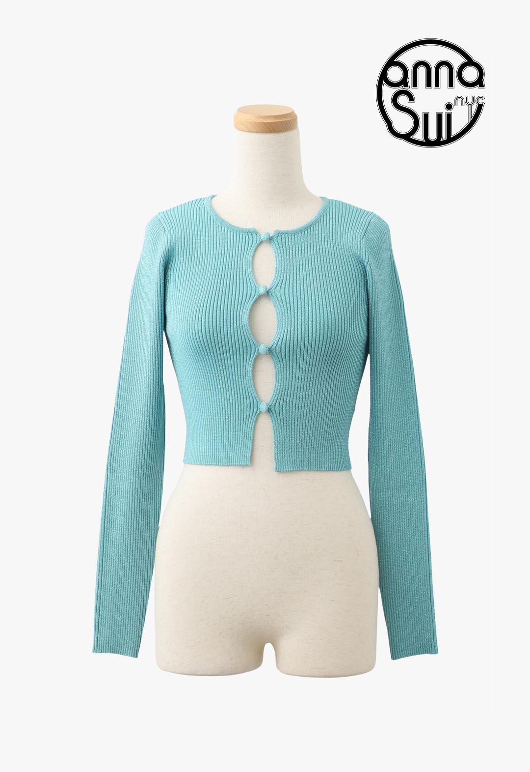 亮片针织开衫