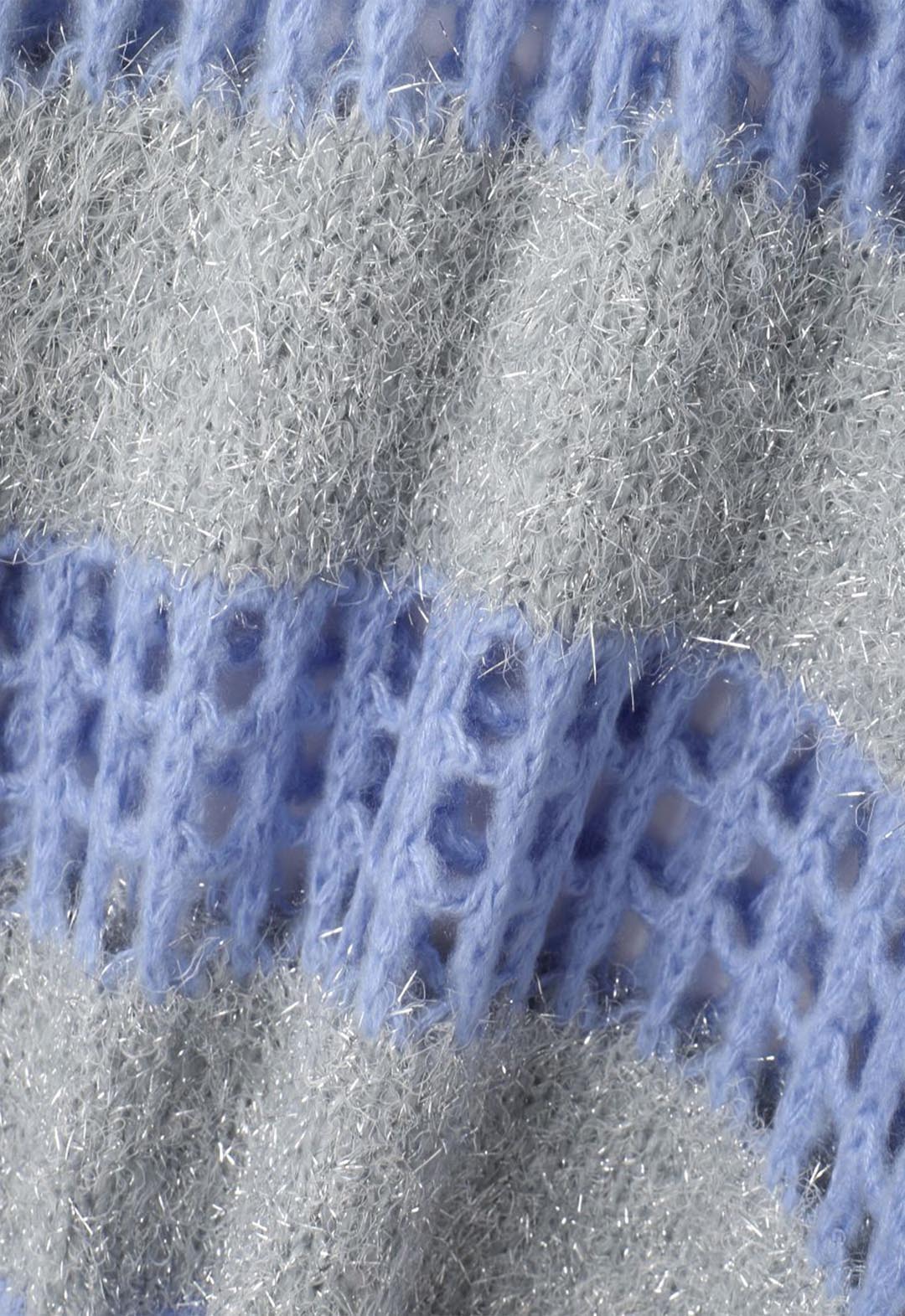 ラメシャギーニットプルオーバー