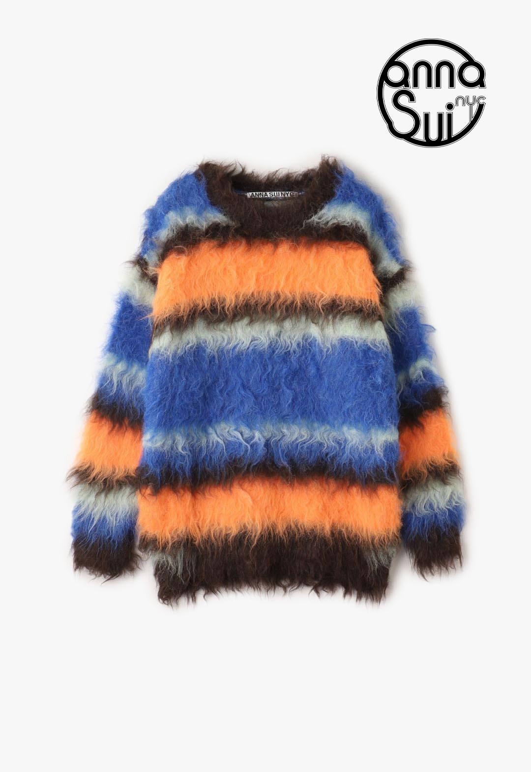 カラーボーダーニット