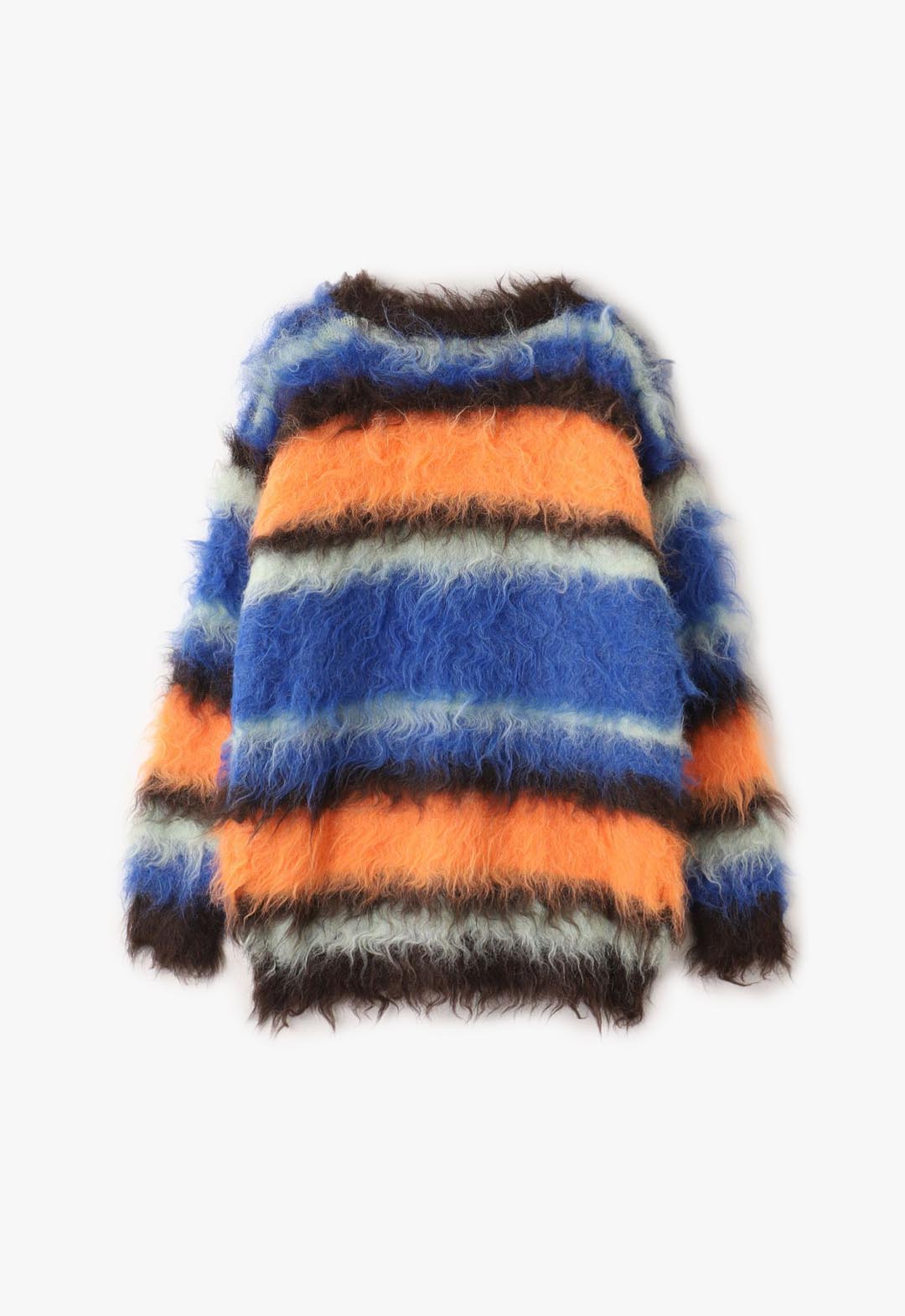 カラーボーダーニット