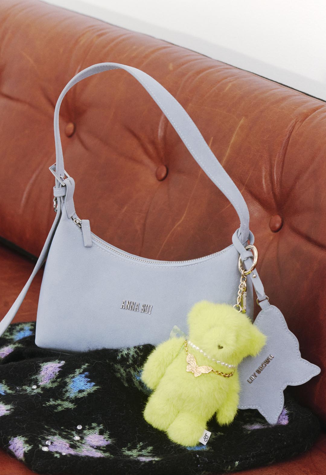 [LILY BROWN × ANASUI] Butterfly Lily Bear Charm