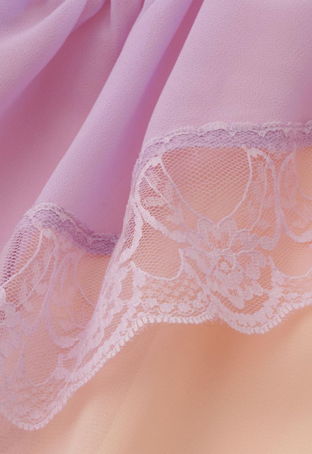 パネルレースキャミ