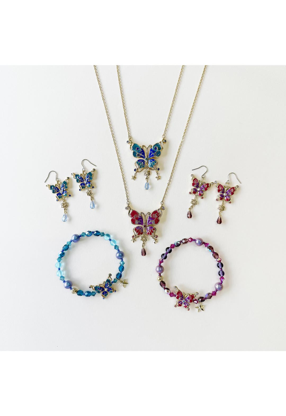ANNA SUI バタフライK10 ゴールド　ルビー　ペンダントトップ アナ スイ（ANNA SUI） 蝶モチーフ ネックレス | バタフライ ギフト