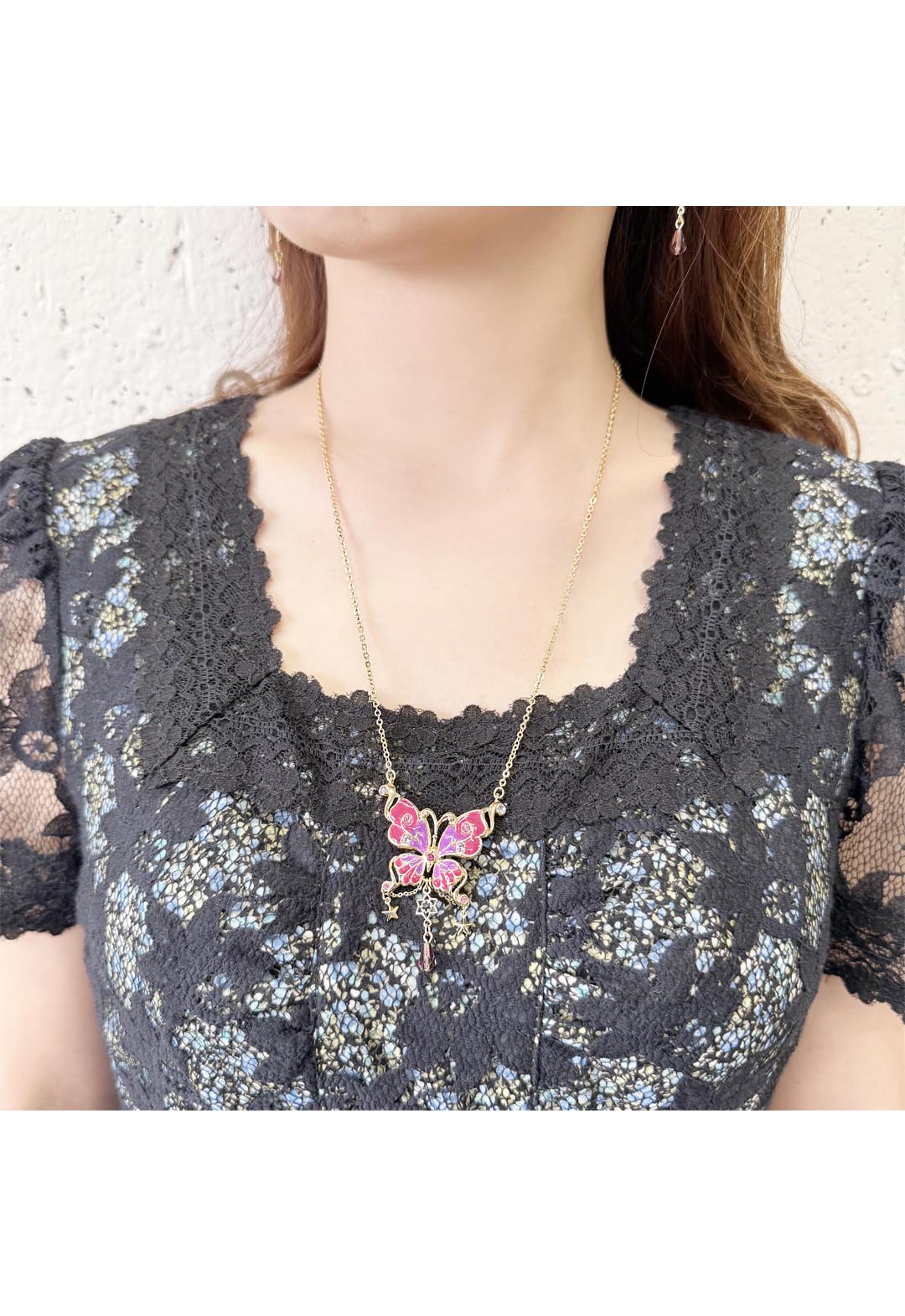 アナ スイ（ANNA SUI） 蝶モチーフ ネックレス | バタフライ ギフト