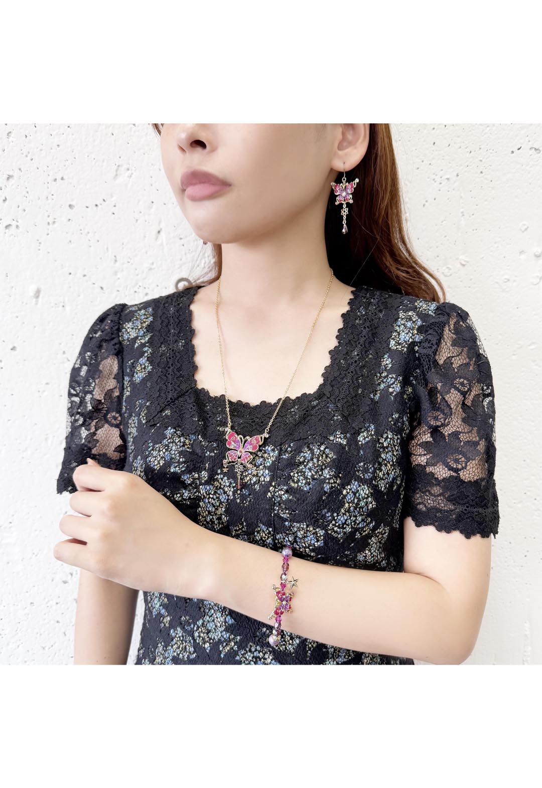 蝶モチーフ ネックレス