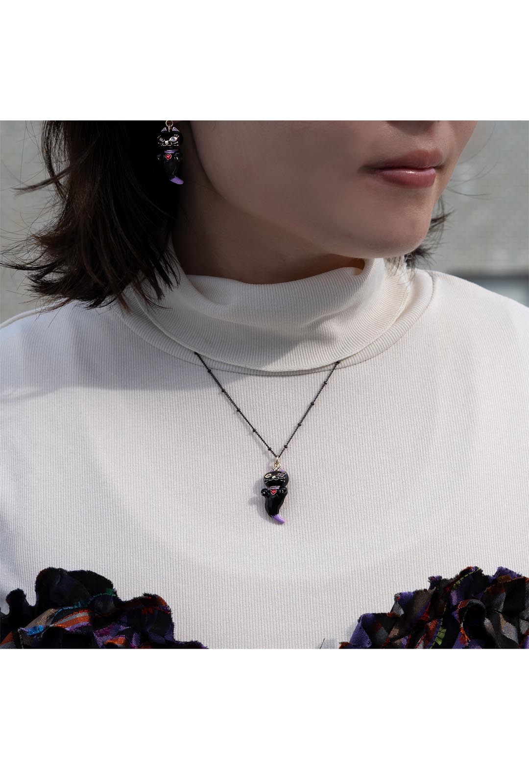 TITI Ghost Motif Necklace