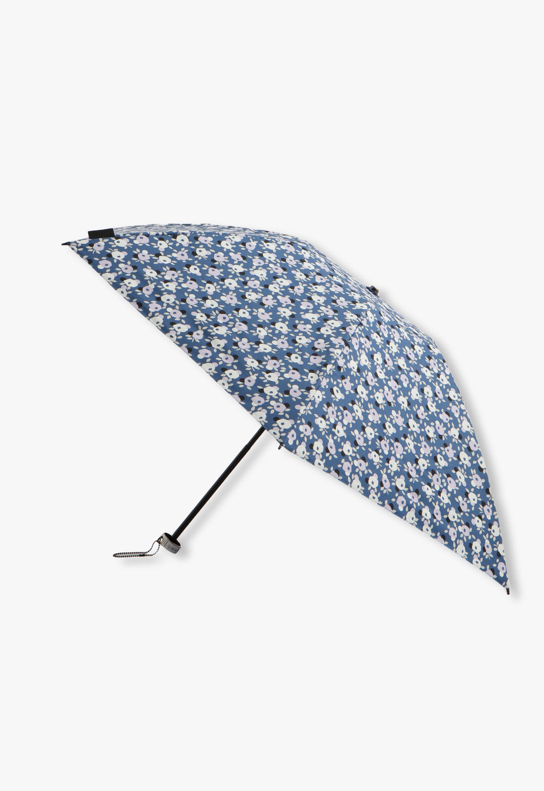 ANNA SUI アナイス 折りたたみ傘　花柄 総柄 縁レース 親骨55cm ANNA SUI（アナ スイ）】花柄プリント雨傘（折りたたみ傘）ALL