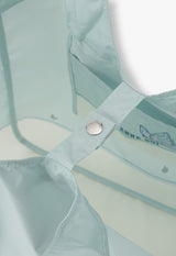 Butterfly print water repellent eco bag