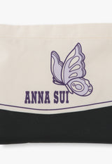 Butterfly print water repellent eco bag