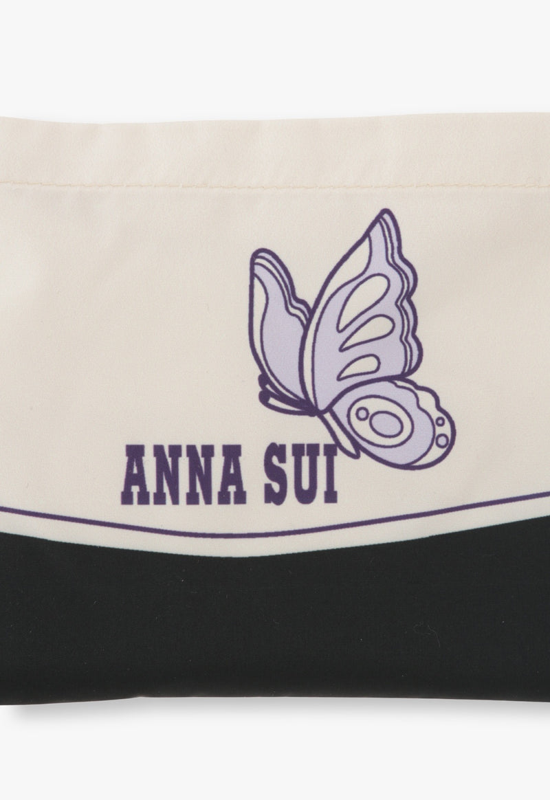 Butterfly print water repellent eco bag