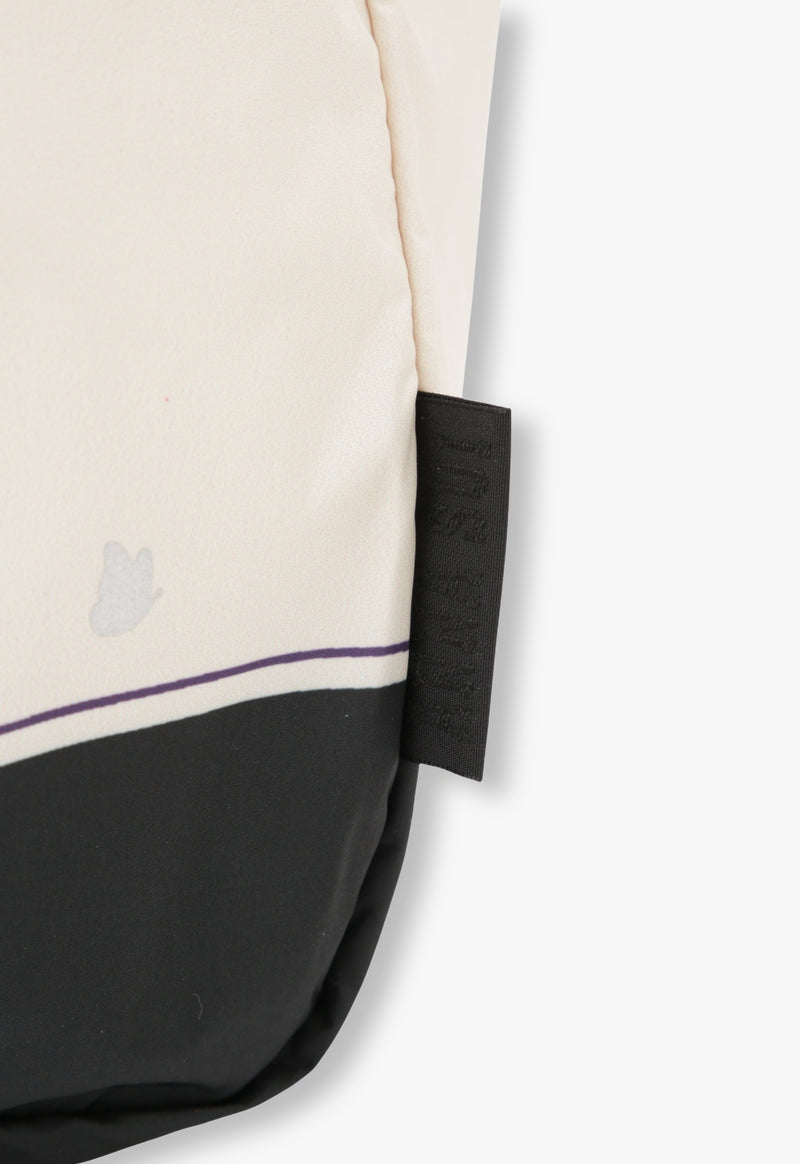 Butterfly print water repellent eco bag