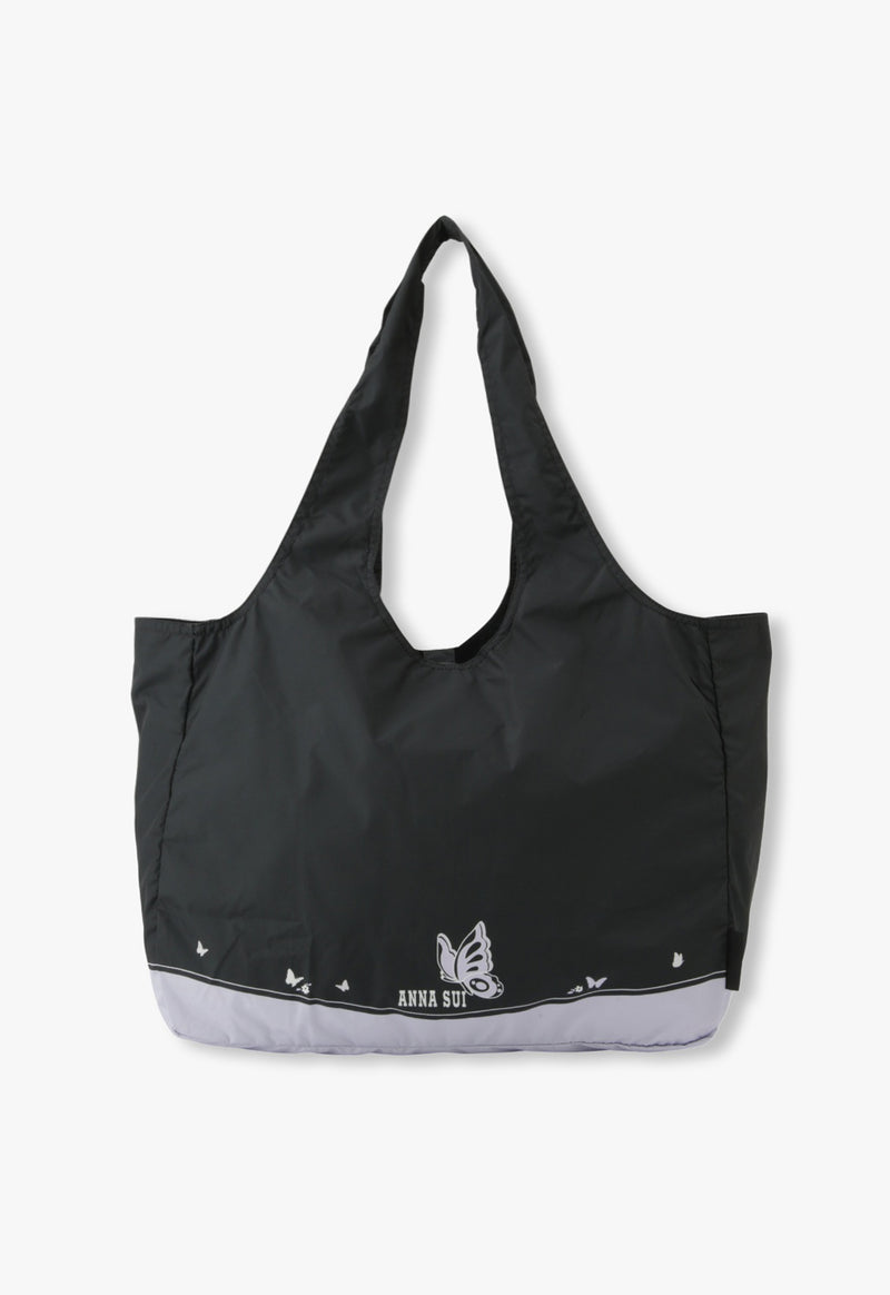 Butterfly print water repellent eco bag