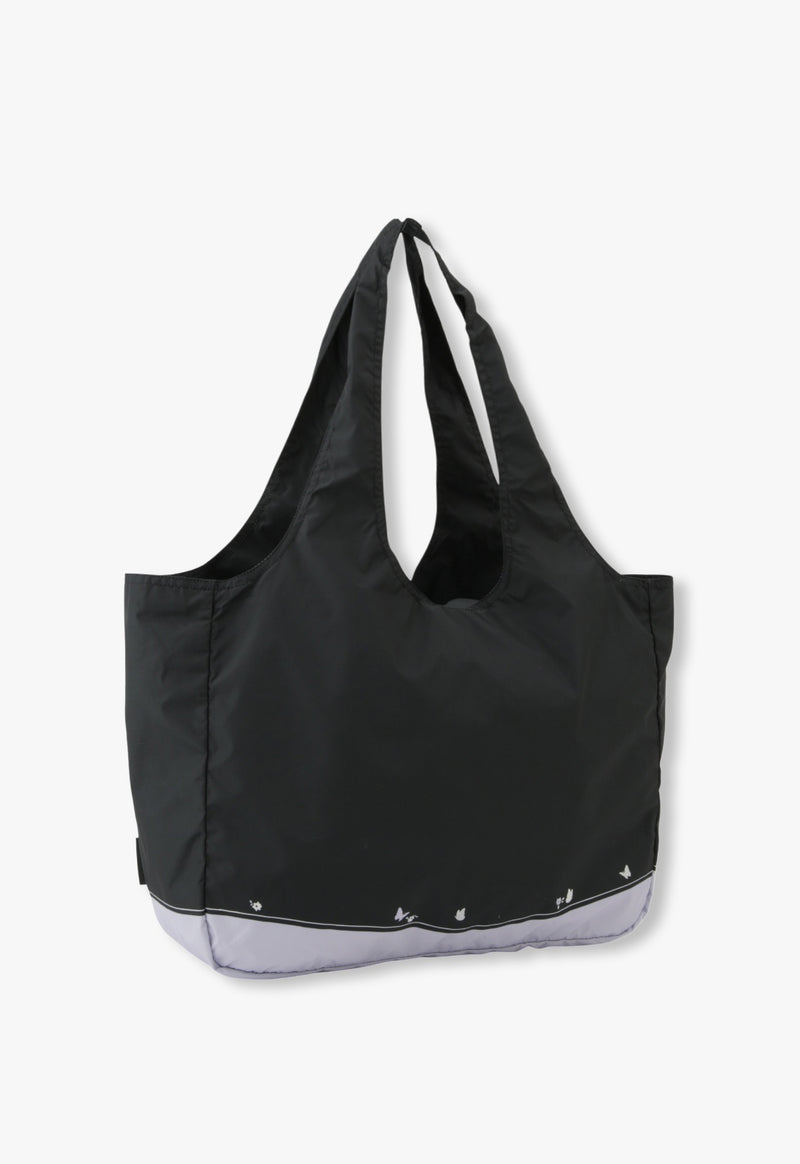 Butterfly print water repellent eco bag