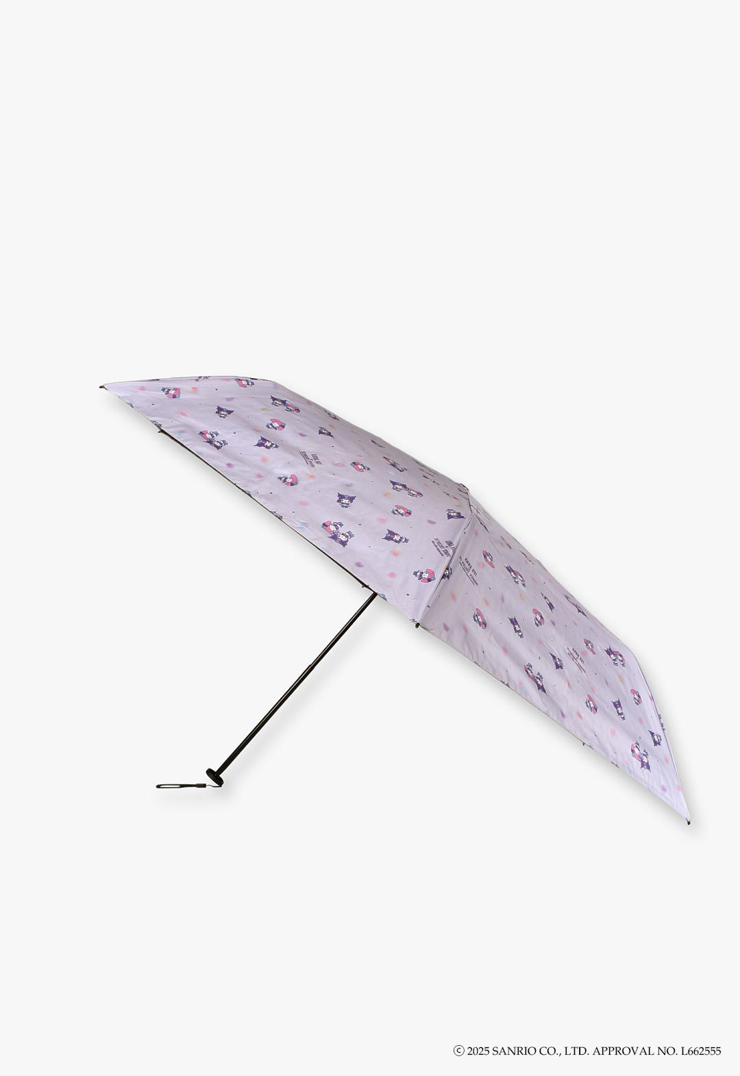 My Melody & Kuromi Folding Umbrella for Sun and Rain, All-Over Pattern