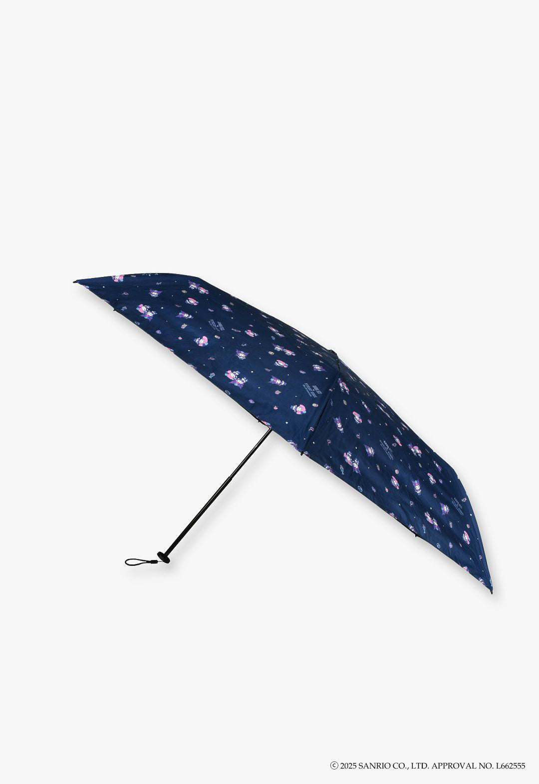 My Melody & Kuromi Folding Umbrella for Sun and Rain, All-Over Pattern
