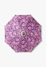 Resort pattern rain umbrella (long umbrella pagoda type)