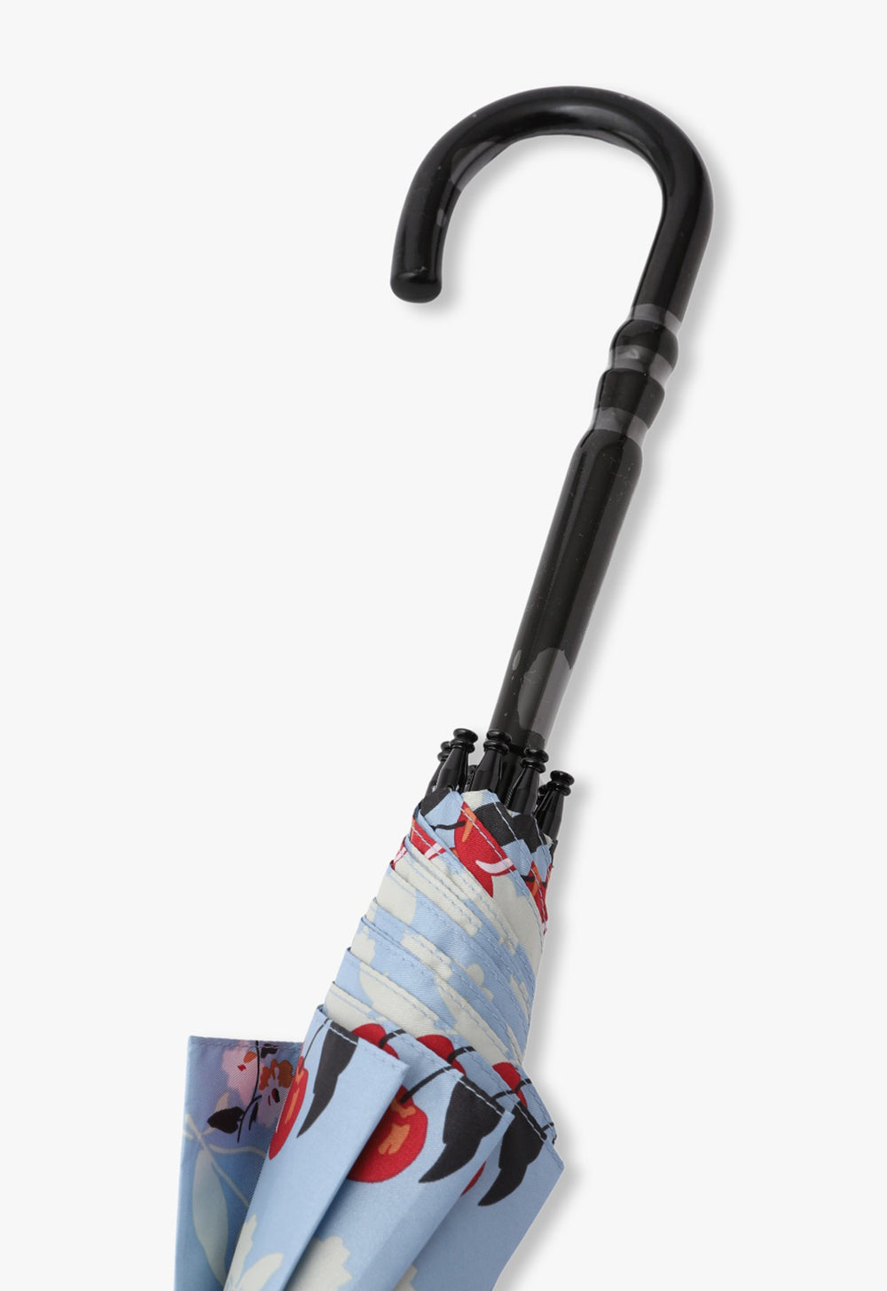 Cherry pattern rain umbrella (long umbrella pagoda type