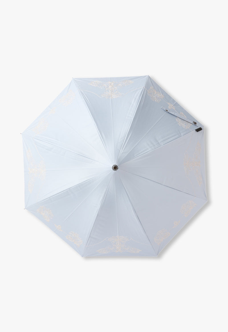 Lace style embroidery light rain umbrella (short umbrella)