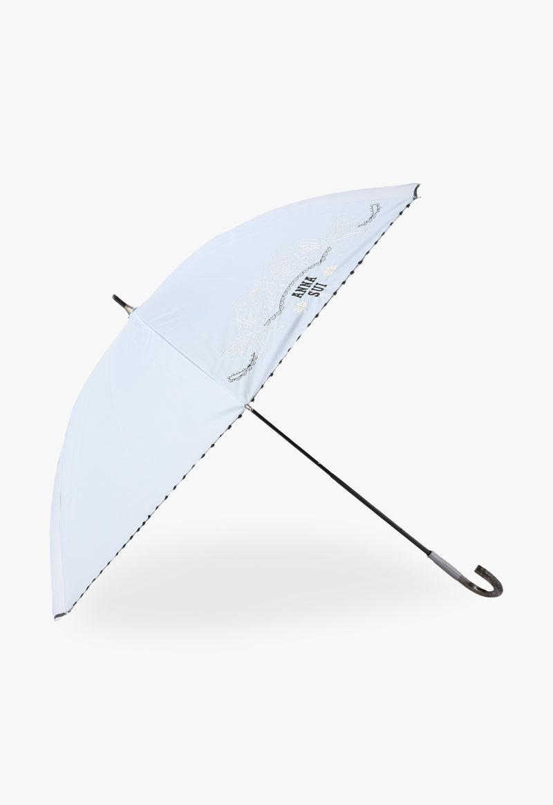 Lame embroidery light and rain umbrella (short umbrella)