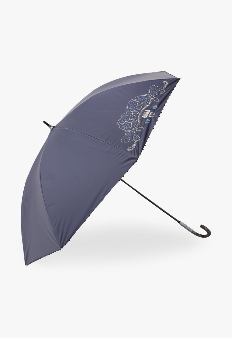 Lame embroidery light and rain umbrella (short umbrella)