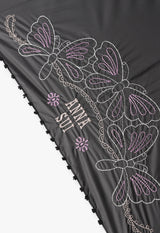 Lame embroidery light and rain umbrella (short umbrella)