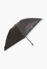 Lame embroidery light and rain umbrella (mini umbrella)