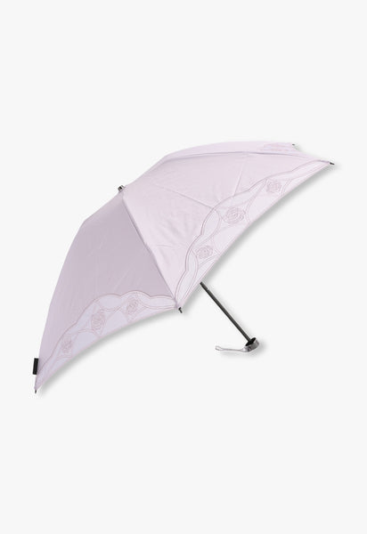 新品タグ付き【ANNA SUI アナスイ】晴雨兼用 短長傘 フラワー柄