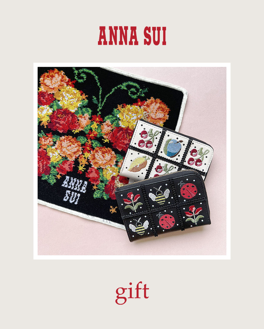 SALE.*˚ANNA SUI アンティーク風 牛革 長財布 - レディース