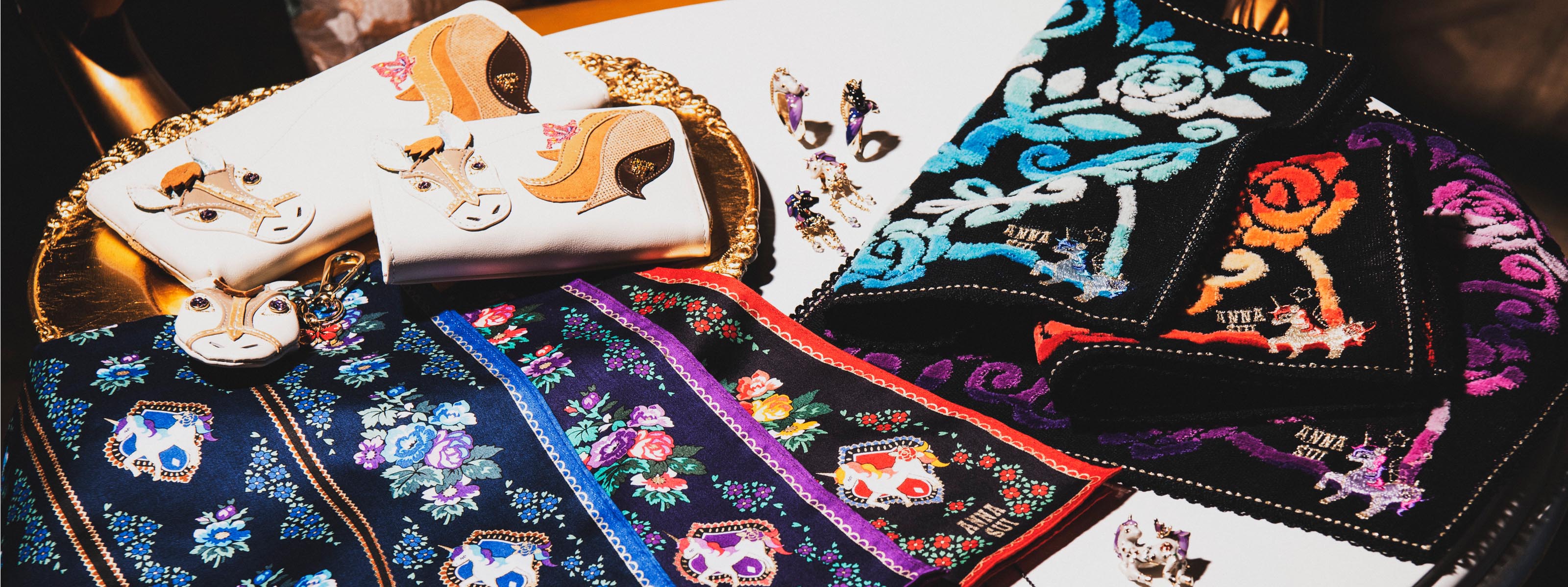 小物 ANNA SUI ANNA SUI Pouch Bag NEW Cat Purple wallet | eBay