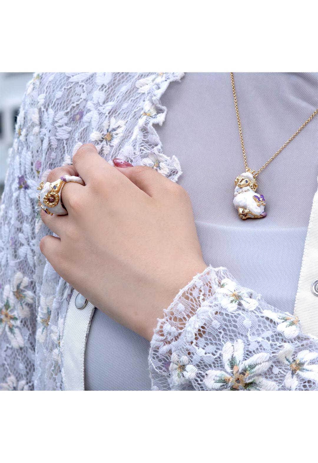 Zodiac Sheep Motif Necklace