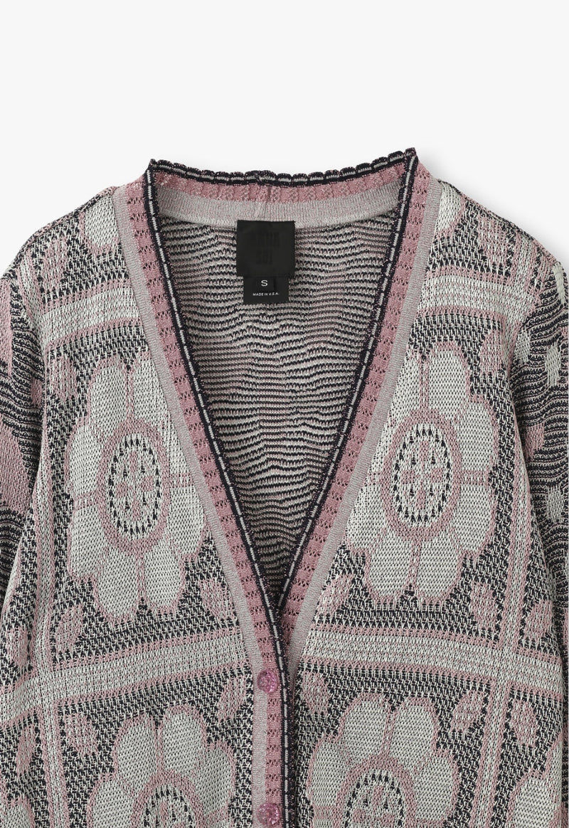 OPALESCENT KNIT CARDIGAN