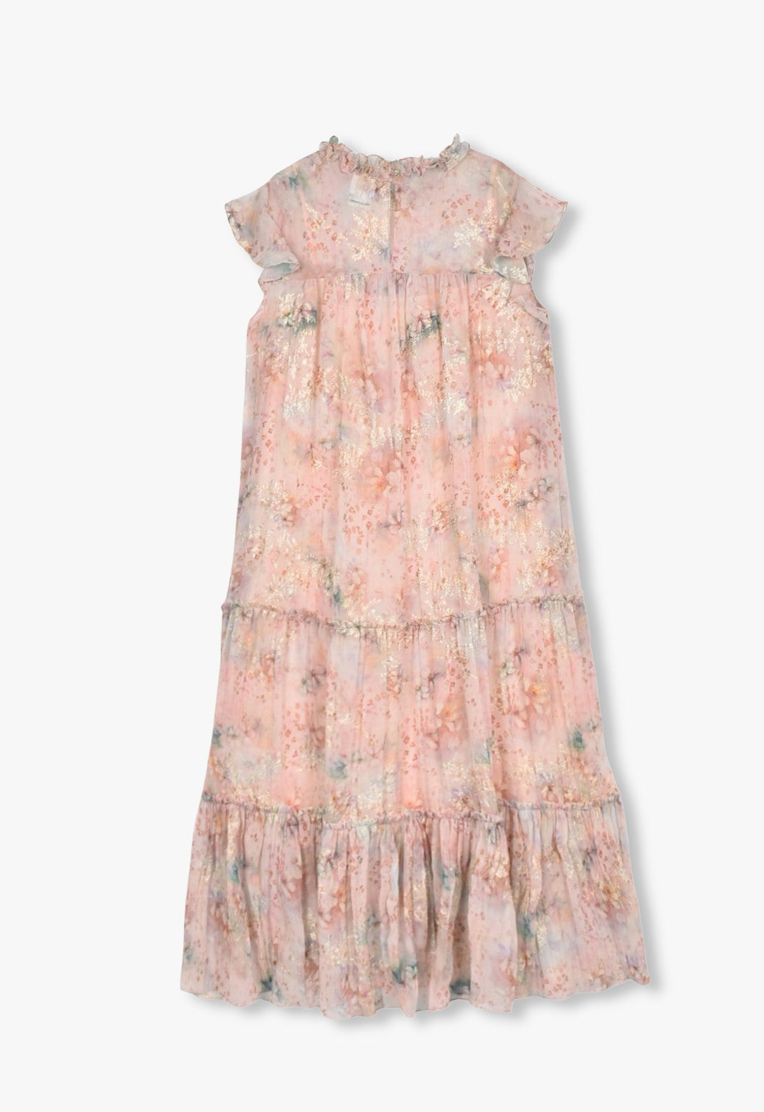 OASIS BLOOMS TIERED MAXI DRESS