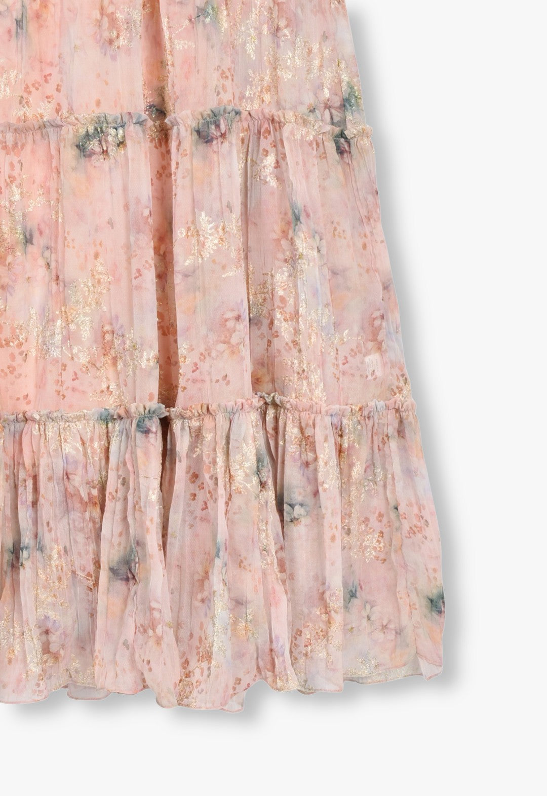 OASIS BLOOMS TIERED MAXI DRESS