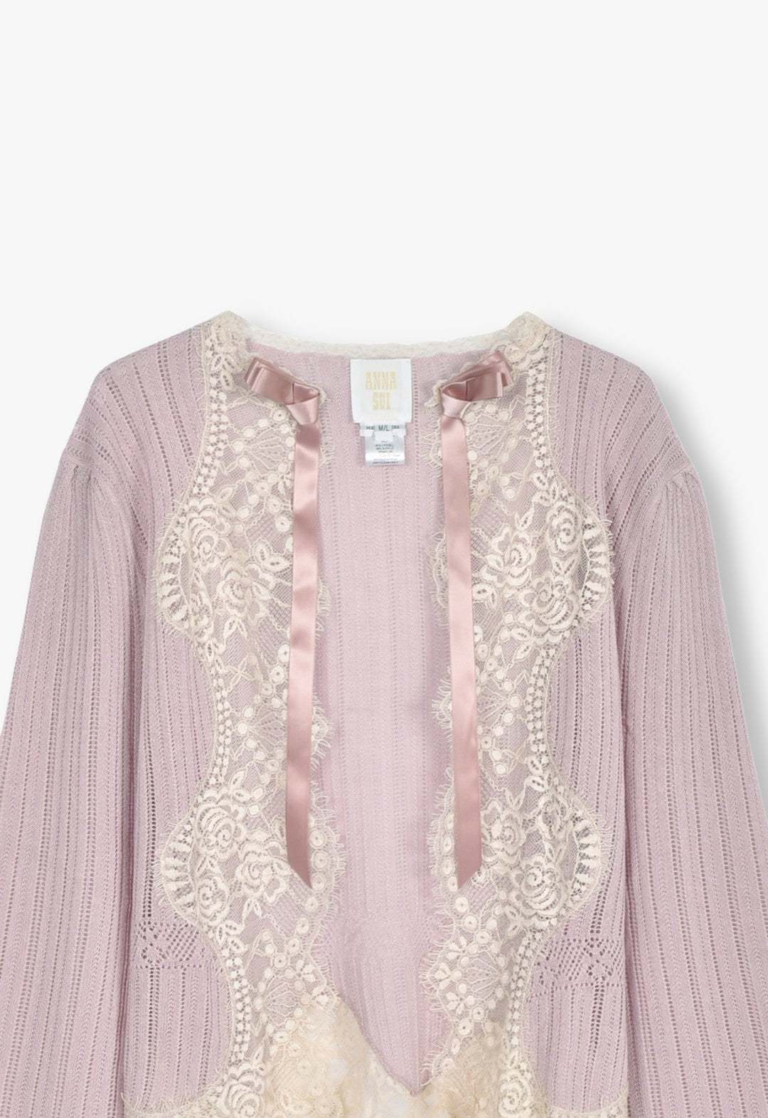 LINGERIE LACE KNIT CARDIGAN