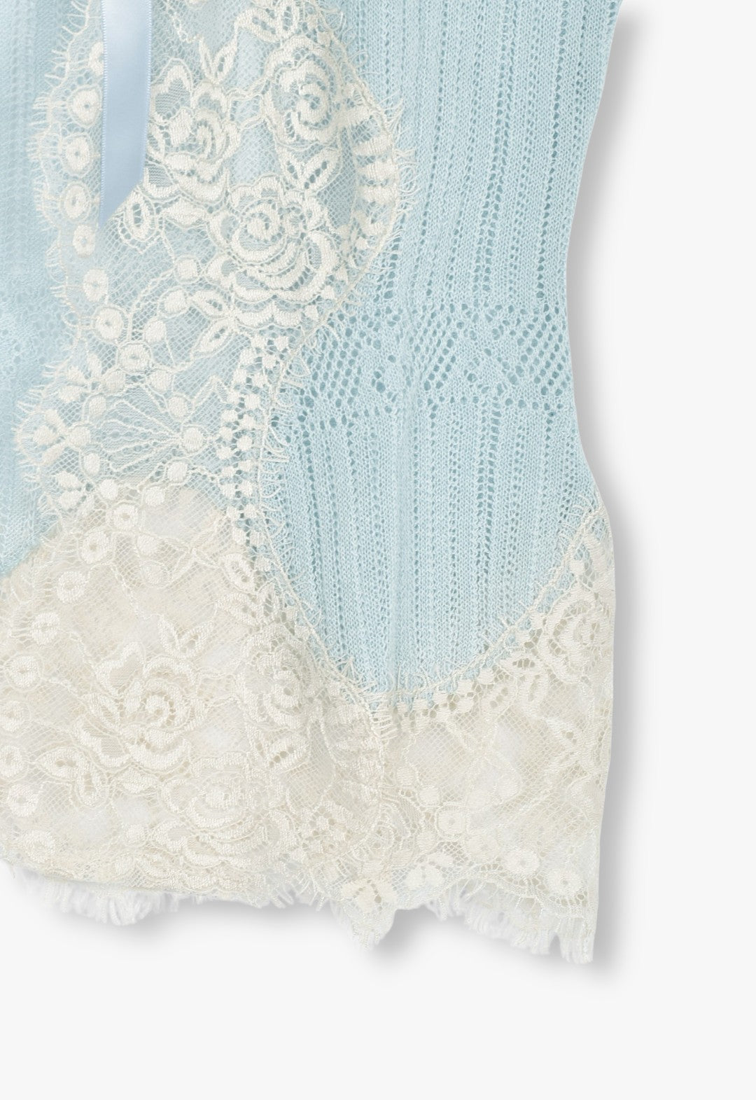 LINGERIE LACE KNIT CARDIGAN