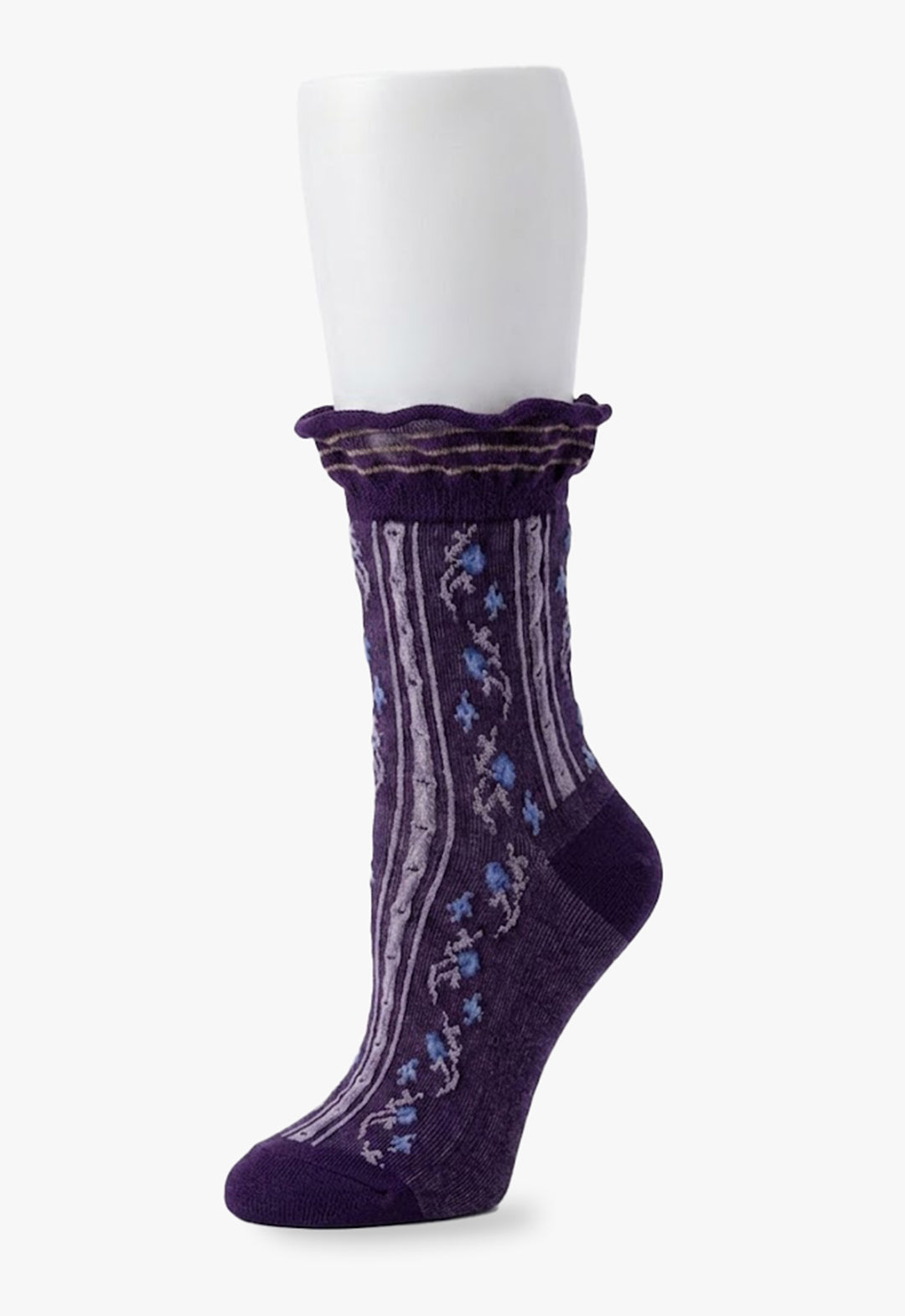 Line Flower Socks