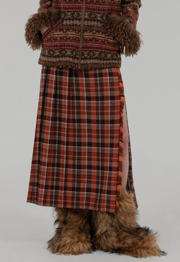 DEVON PLAID MAXI KILT