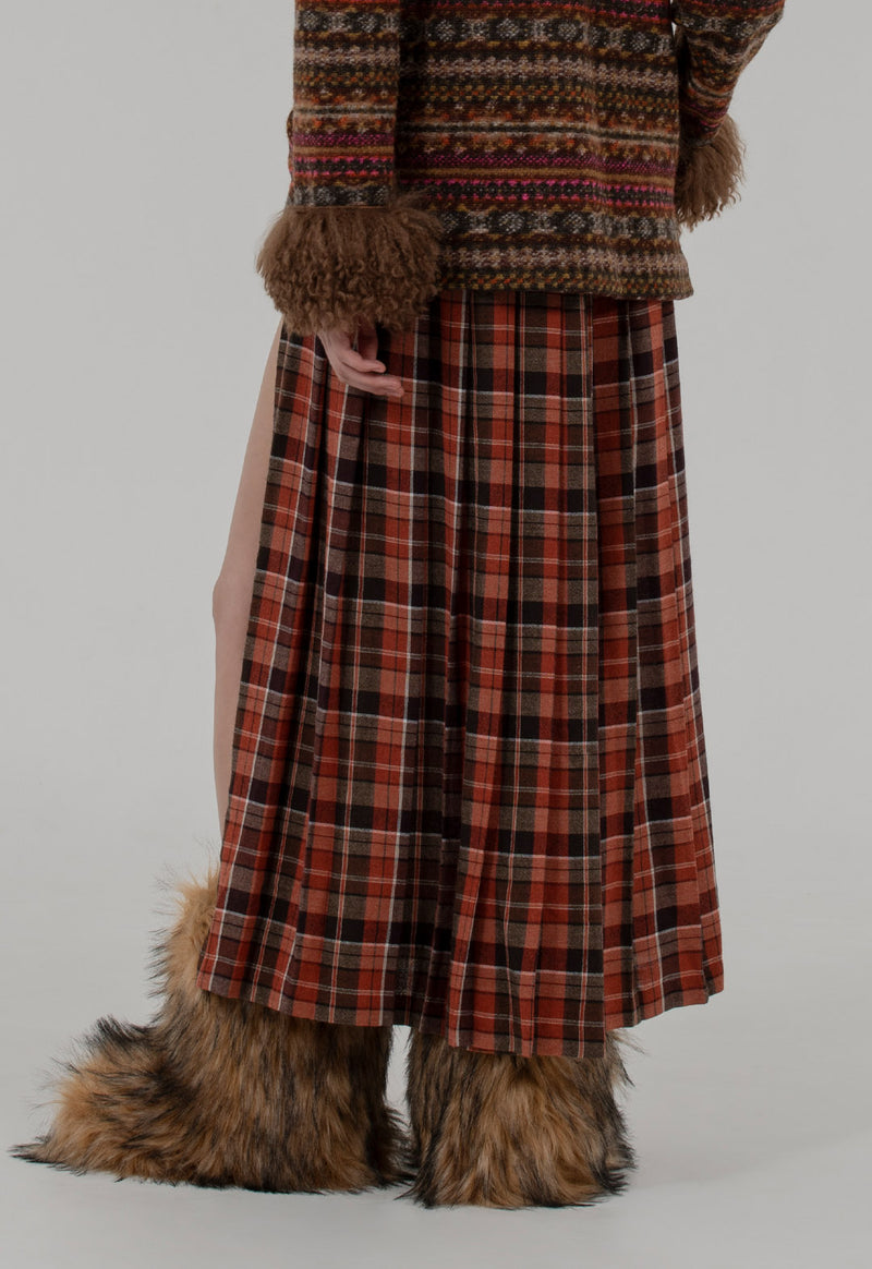 DEVON PLAID MAXI KILT